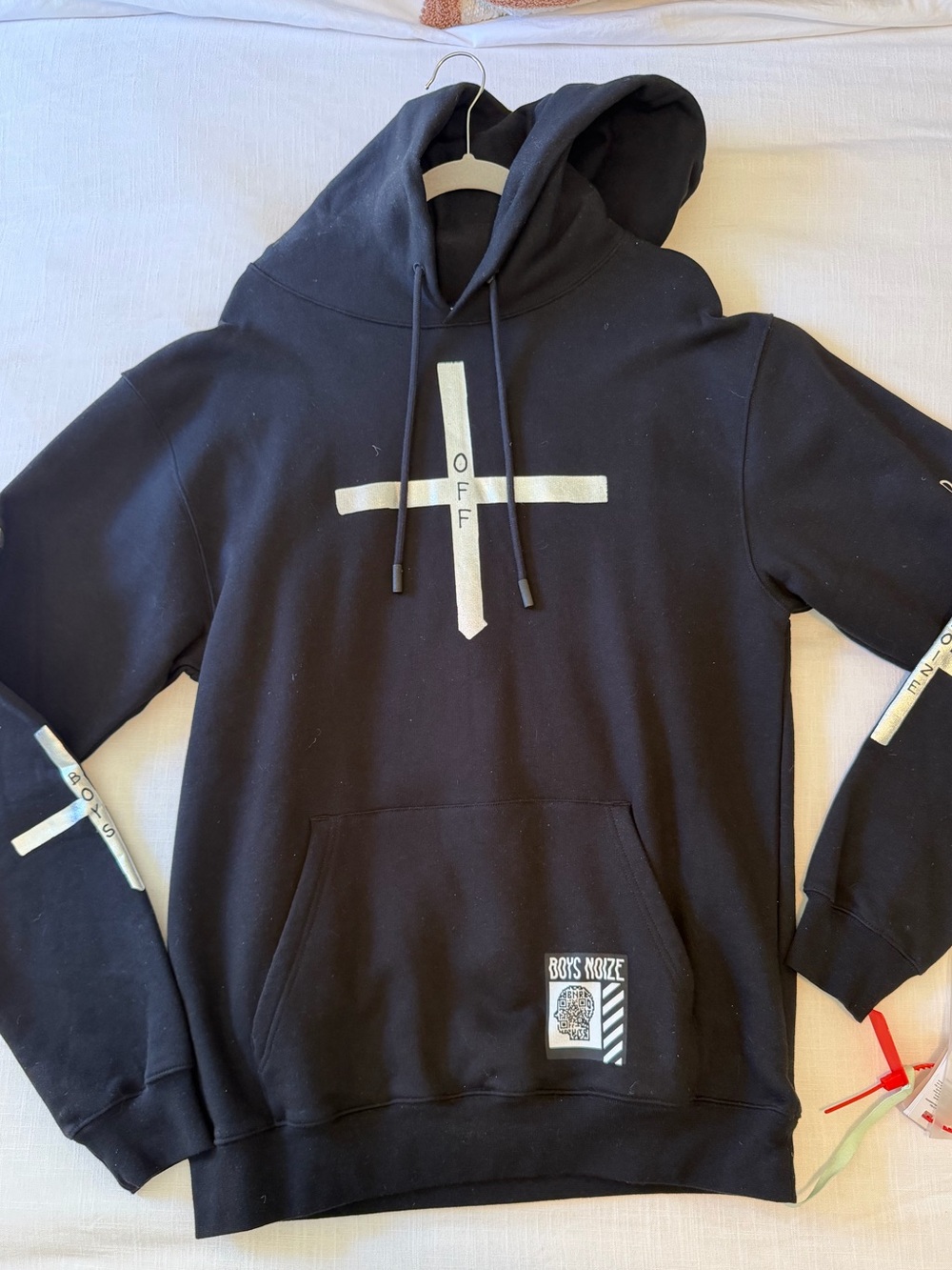 Off-White x Boys Noize Mayday collection hoodie *rare*XL